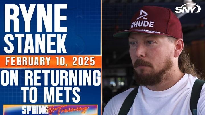 Ryne Stanek on why he returned to the Mets, watching Clay Holmes transition to starter