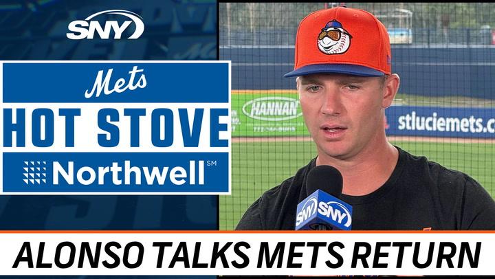 Pete Alonso discusses his ambition to lead as the Mets' all-time home run hitter on SNY.