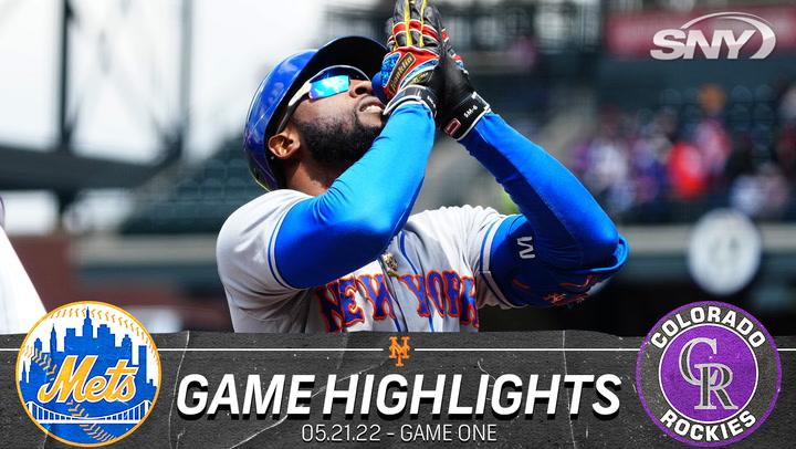 Mets vs Rockies Highlights: Starling Marte clubs home run, Carlos Carrasco shuts down Rockies as Mets win DH opener | Mets Highlights
