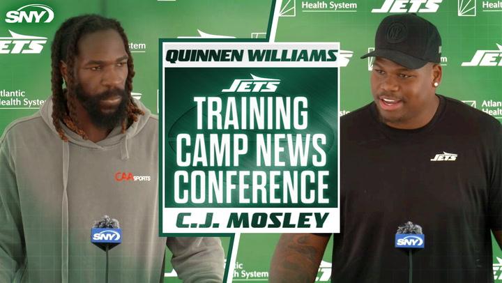 Training camp news conference