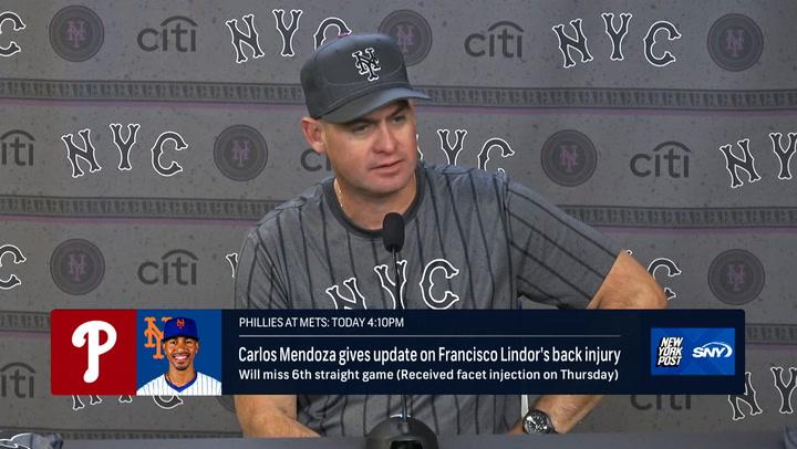 Carlos Mendoza gives and update on Francisco Lindor and Kodai Senga