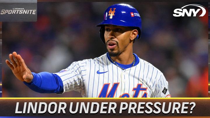 Is Francisco Lindor under pressure to start Mets season hot? | SportsNite