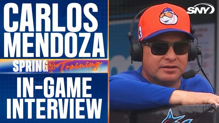 Carlos Mendoza on Juan Soto, Pete Alonso, and new challenge system