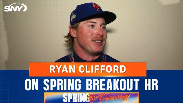 Ryan Clifford on Mets' Spring Breakout game home run, Jesse Winker's influence on him