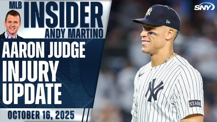 Andy Martino provides an injury update on Yankees' Aaron Judge