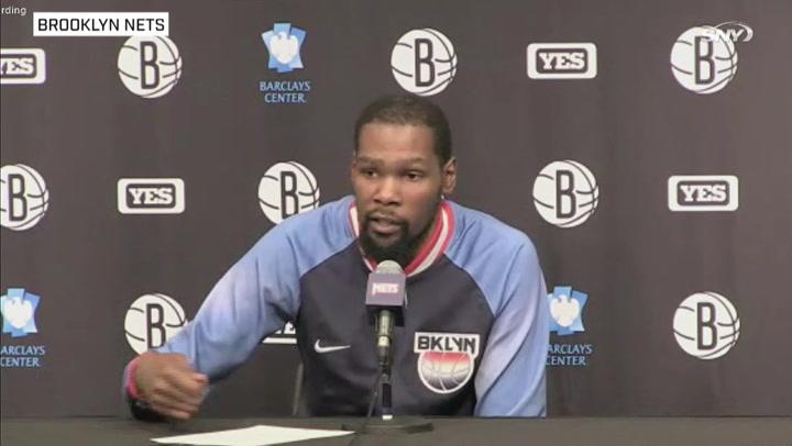 Nets vs Warriors: Kevin Durant on 3rd quarter in 117-99 loss | Nets Post Game