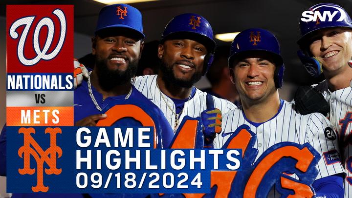 Mets vs Nationals (9/18/2024) | NY Mets Highlights