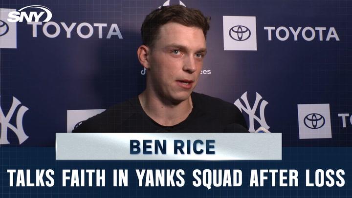 Ben Rice talks adjustment to MLB, faith in Yankees squad amidst rough stretch