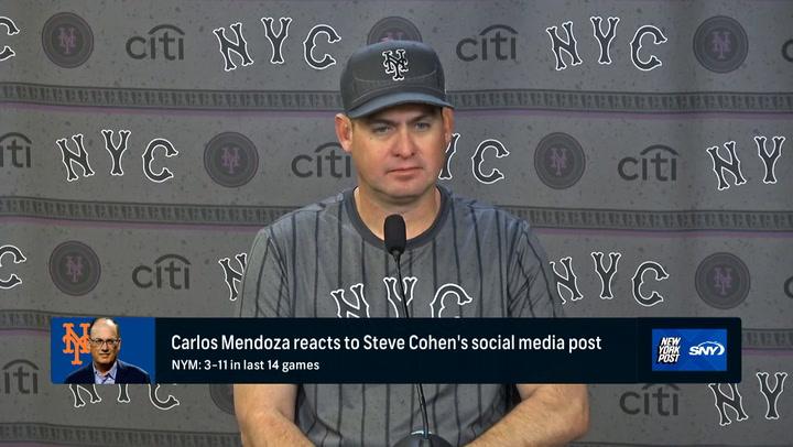 Carlos Mendoza reacts to Steve Cohen’s social media post