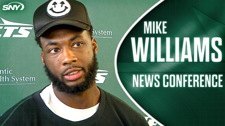 Jets WR Mike Williams discusses the team's offense and his recovery from last season's ACL tear.