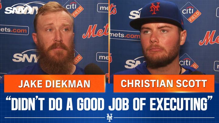 Mets pitchers Christian Scott and Jake Diekman address failure to protect 5-0 lead in loss to Nationals