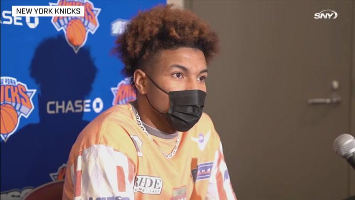 Knicks vs Rockets: Miles McBride on more minutes, bond with Immanuel Quickley | Knicks Post Game
