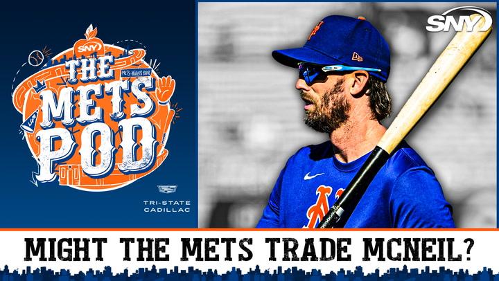 Image from The Mets Pod discussing potential Mets trade of Jeff McNeil this offseason.