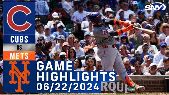 Mets vs Cubs (6/22/2024) | NY Mets Highlights