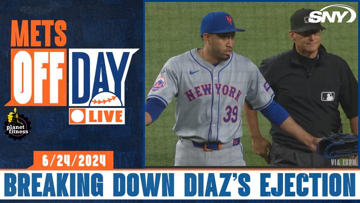 Reacting to Edwin Diaz's ejection, suspension, and impact on Mets' bullpen | Mets Off Day Live