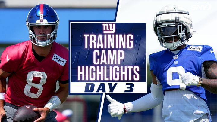 Giants Training Camp Day 3
