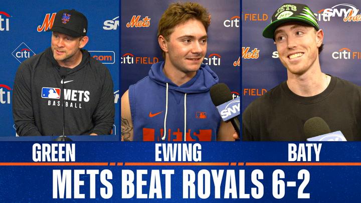 Andy Green, A.J. Ewing and Brett Baty on five-run eighth inning in 6-2 win vs. Royals