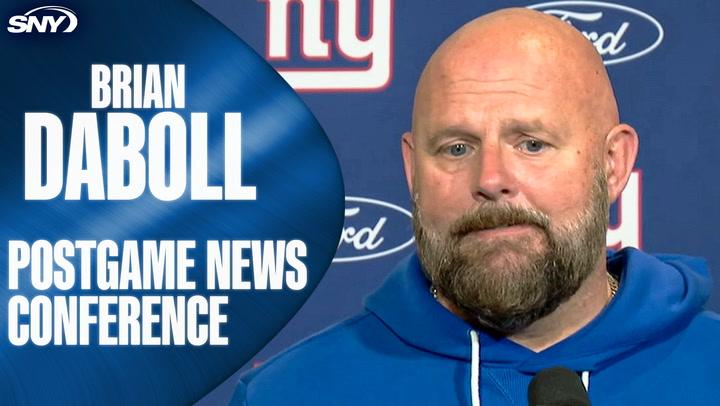 Brian Daboll at Giants postgame news conference