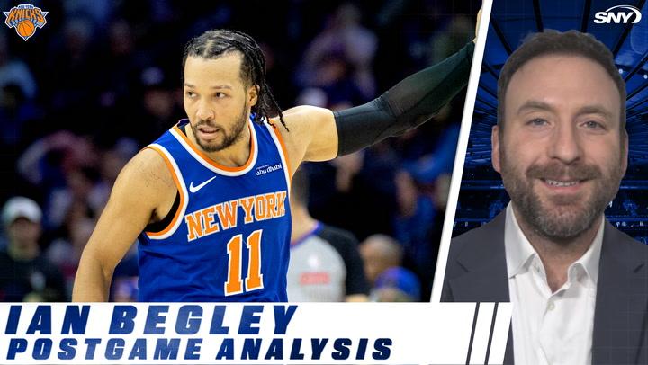 Ian Begley analyzes Knicks' crucial OT win over 76ers; Towns injured, Achiuwa makes impact.