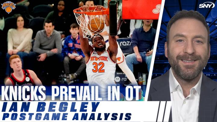 NBA Insider analyzes Knicks' OT win vs. Bulls, highlighting McBride's 23-point effort.