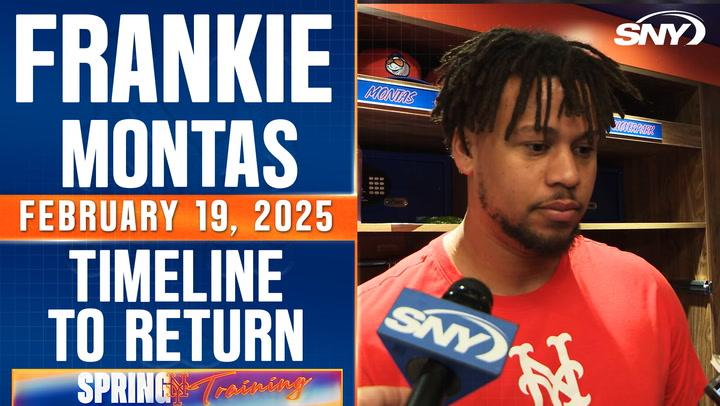 Frankie Montas on lat injury he suffered in first Mets bullpen session of the spring