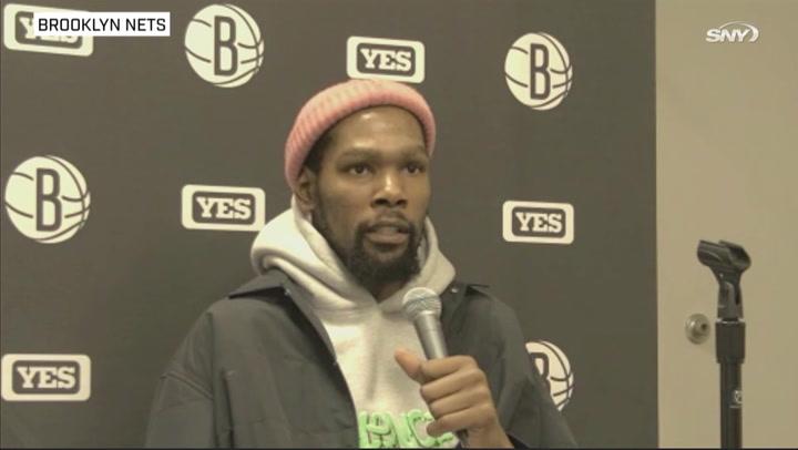 Nets vs Mavericks: Kevin Durant on how team defense keyed 4th quarter rally in win | Nets Post Game