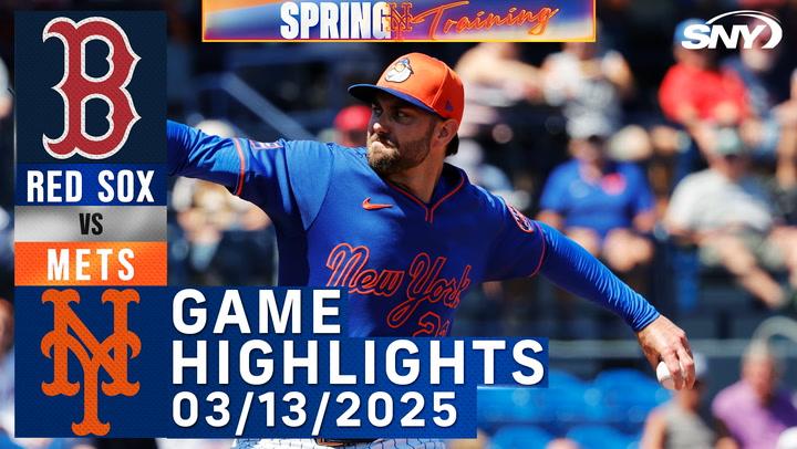 Mets vs. Red Sox (3/13/25) | Mets Highlights