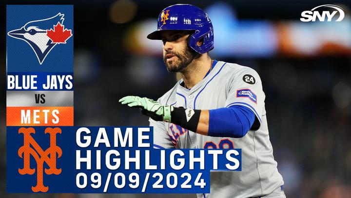 Game Highlights: Mets vs Blue Jays (09/09/2024). Mets win 3-2; Tylor Megill strikes out nine.