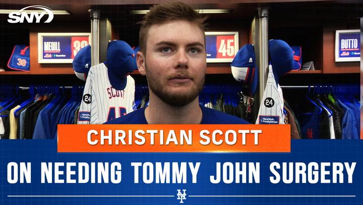 Mets pitcher Christian Scott on needing Tommy John surgery