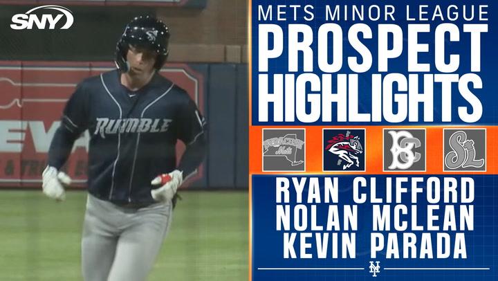 Mets prospects Ryan Clifford and Kevin Parada hit home runs, two-way player Nolan McLean strikes outs five
