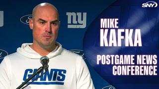 Mike Kafka at Giants postgame news conference