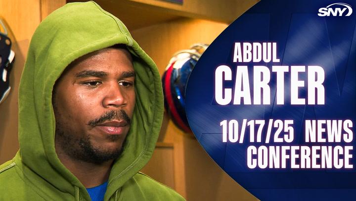 Abdul Carter 10/17/25 news conference