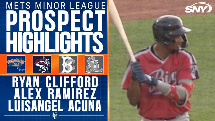 Mets prospects Ryan Clifford, Alex Ramirez and Luisangel Acuna come out swinging on Saturday night