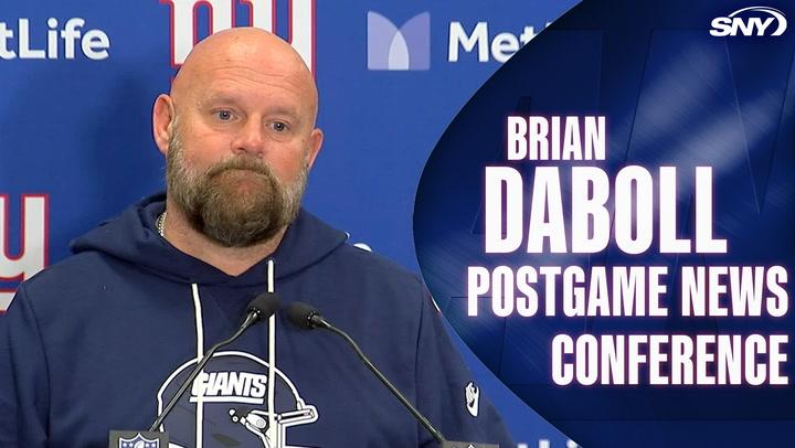 Brian Daboll at Giants postgame news conference