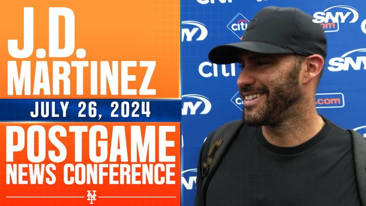 "J.D. Martinez postgame interview"