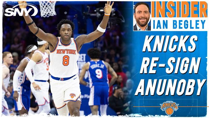 Ian Begley details OG Anunoby's new contract with the Knicks