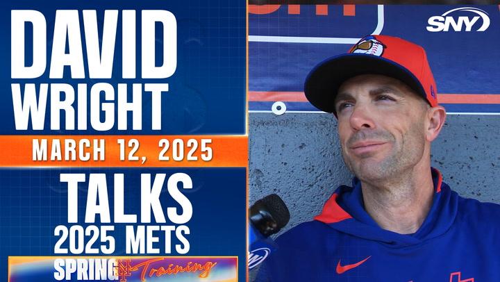   David Wright praises Mark Vientos, Brandon Nimmo in return to Mets spring training