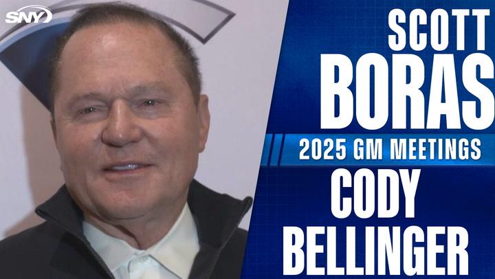 Scott Boras discusses Cody Bellinger at the 2025 GM Meetings.