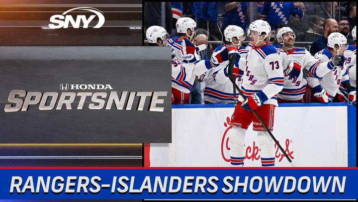 Vince Mercogliano discusses Rangers' 5-1 injury-laden win over Islanders on SportsNite.