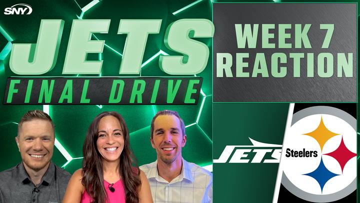 Jets Final Drive discusses Jets vs Steelers Week 7 loss; Reddick's impact as season slips away.