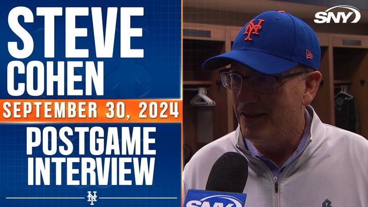 Mets owner Steve Cohen talks making playoffs, bouncing back from last season’s struggles