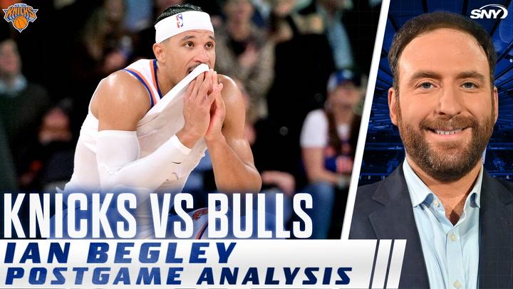 Ian Begley analyzes Knicks' locker room energy post-loss to Bulls on SportsNite, SNY.