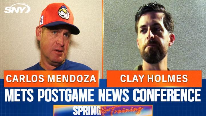 Clay Holmes and Carlos Mendoza on the big righty's longest outing of spring training