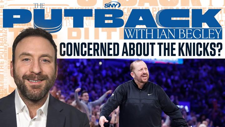 Alt text: "The Putback with Ian Begley discusses if Tom Thibodeau should expand Knicks rotation."