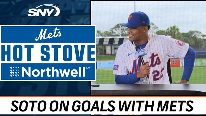 Juan Soto on what aspect of his game he's looking to make a leap in this season | Mets Hot Stove