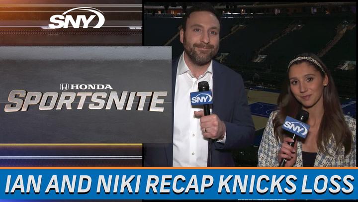 Ian Begley and Niki Lattarulo discuss Knicks' 114-102 loss to Warriors on SportsNite.