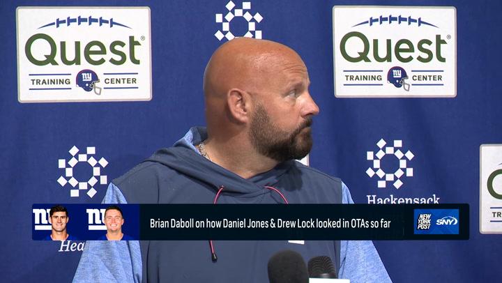 Brian Daboll reviews the first three days of Giants OTAs