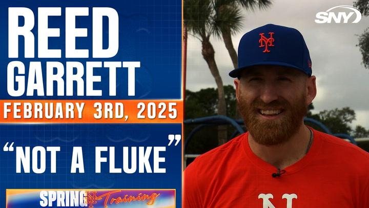  Reed Garrett on the expectations for the Mets 2025 season: "Last year was not a fluke"