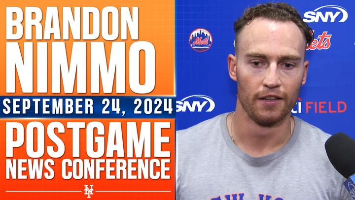 Brandon Nimmo on Mets loss to Braves: 'They're not just gonna roll over and die for you'