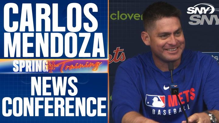 Carlos Mendoza on the Mets' offseason moves and 2025 lineup